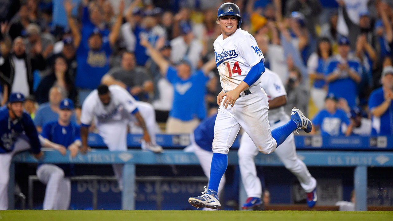 odgers pinch-runner Mike Hernandez scored on a two-out balk by Rangers rookie reliever Keone Kela in the ninth inning, giving Los Angeles a 1-0 victory over Texas on Thursday night (Mark J. Terrill/AP)