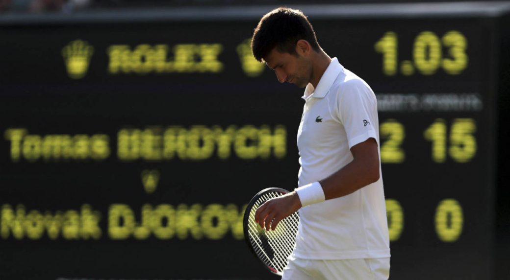 Novak Djokovic could miss the US Open with an elbow injury