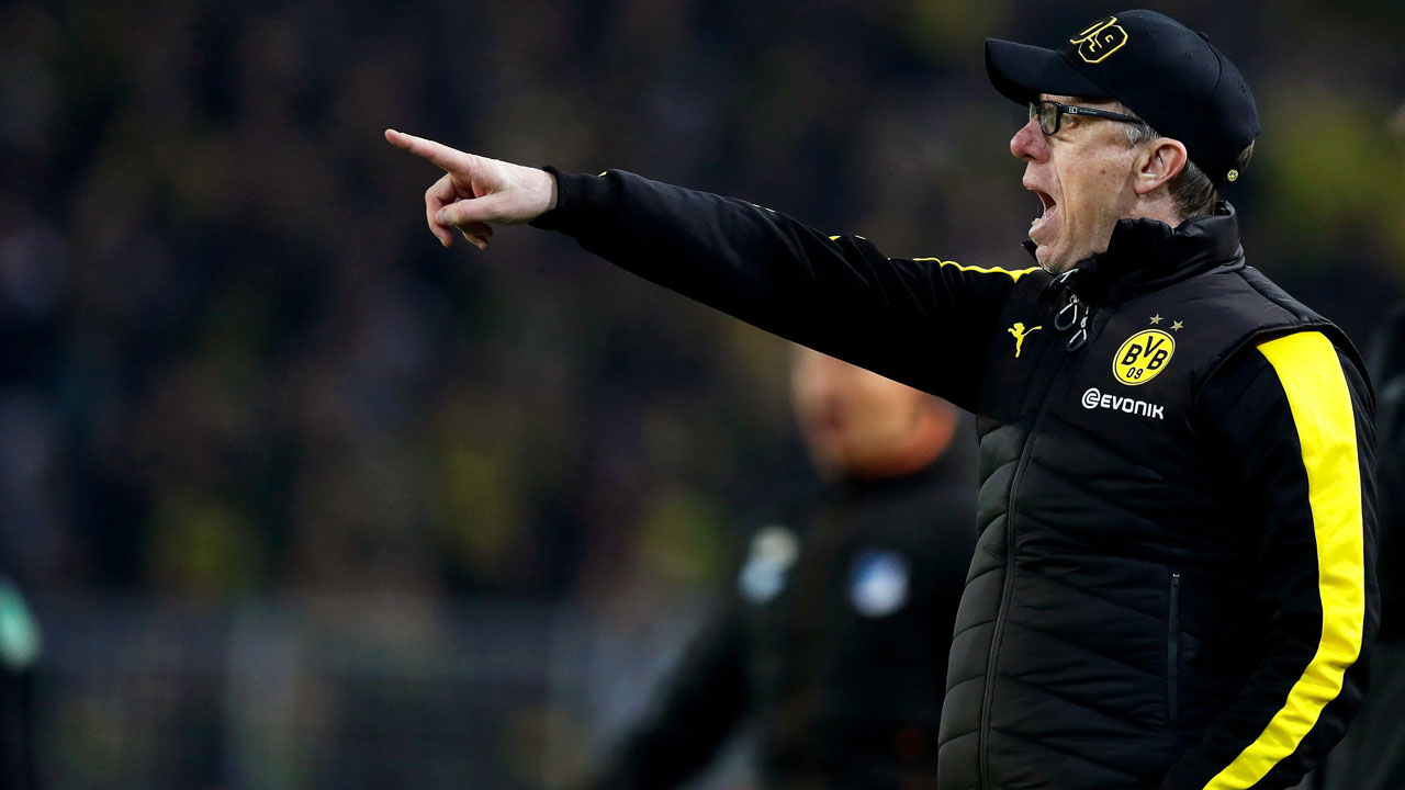 Dortmund CEO Watzke hints Peter Stoeger may stay as coach