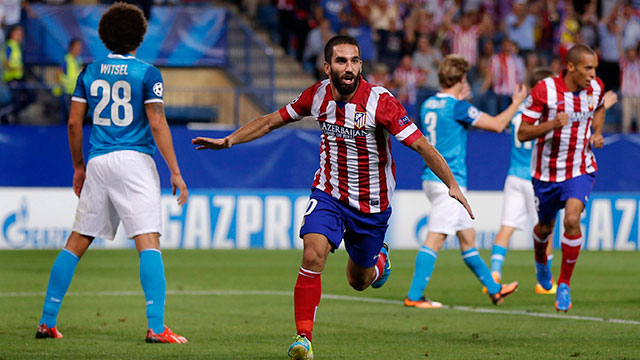 Atletico Madrid vs. FC Zenit – Atletico began their Champions League season with a character win over Zenit, scoring twice in the last 25 minutes to open with a 3-1 victory.