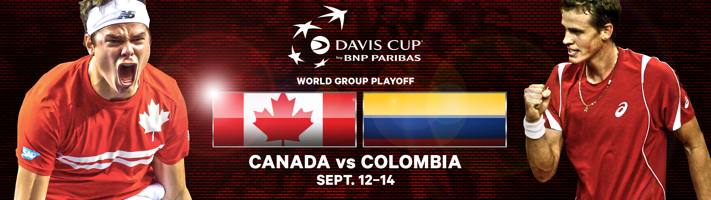 Davis Cup LIVE Canada vs Colombia in Halifax